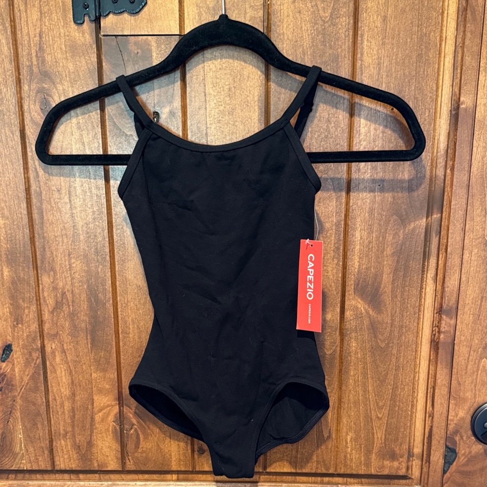 Capezio Black Spaghetti Strap Leotard - Picture 2 of 6